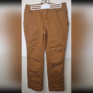 Duluth Trading Co Woman's Double Leg stretch work pants size 10 x 29